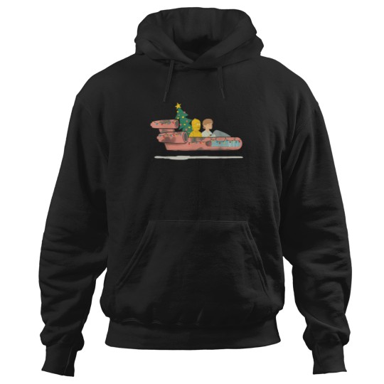 Discover s holiday luke c3po christmas tree run Hoodies