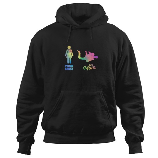 Discover Your Mom My Mum Skydiver Mother Parachute Skydiv Hoodies