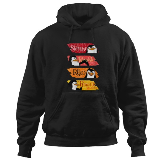 Discover womens madagascar penguins name panels Hoodies