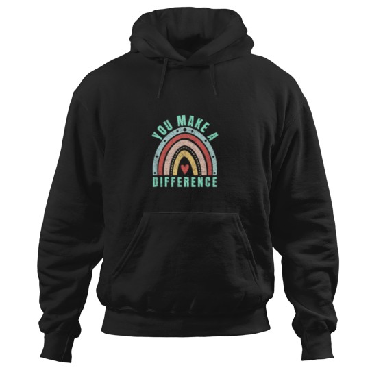 Discover You Make A Difference Everyday Inspirational Mot Hoodies