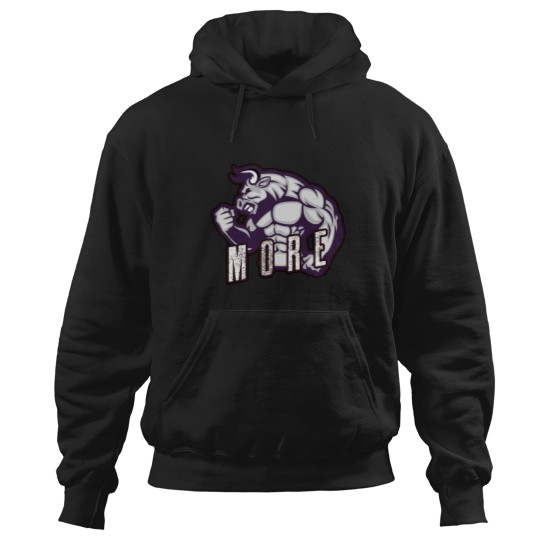 Discover BULL  INTENSITY AND DETERMINATION  BODYBUILDING WORKOUT Hoodies