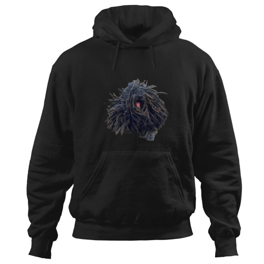 Discover Hungarian Puli Puppy Dog Dreadlocks Hoodies