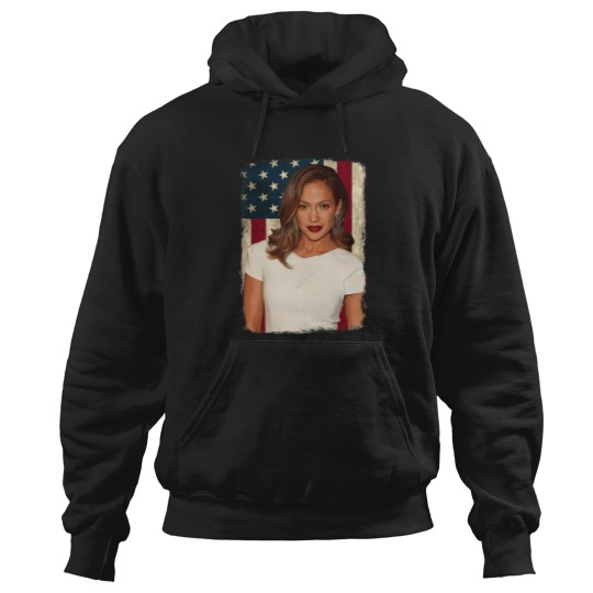 Discover Vintage American Flag Diva Jenifer Legend Hoodies