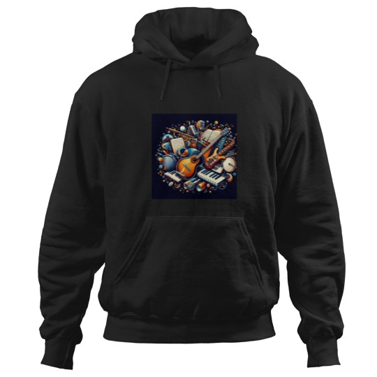 Discover Visual Symphony Hoodies