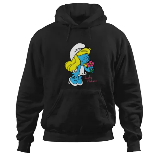 Discover Us The Smuurfs Smurfette Lovely Flowers Unisex Vintage Hoodies