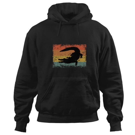 Discover Vintage Alligator Crocodile Animal Gift Hoodies