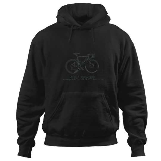 Discover Ride Gravel line art Active T-Shirt Hoodies