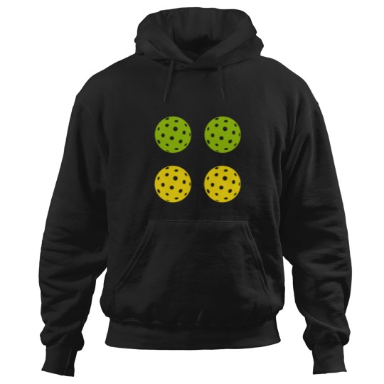 Discover Pickleball Ball Yellow Green Pack Hoodies