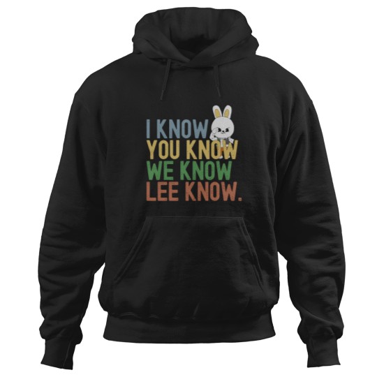 Discover Lee Know Stray Kids I Know You Know Hoodie - Funny Quote