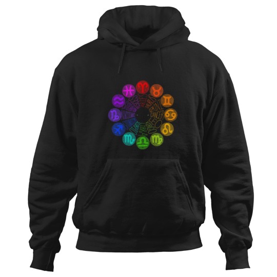 Discover zodiac design rainbow 1 Hoodies