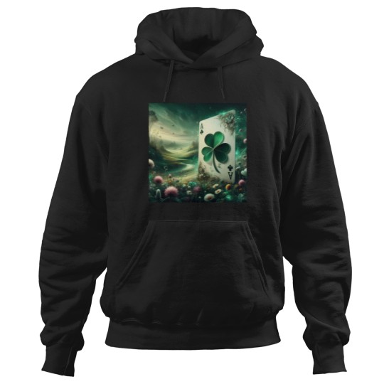 Discover happy st patricks day playing card ace Hoodies