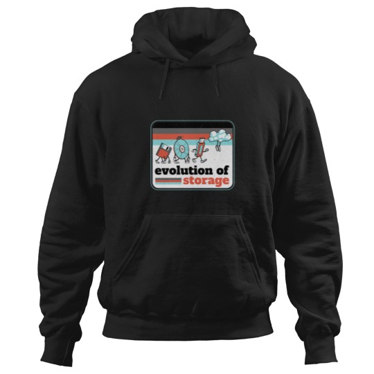 Discover Evolution Of Storage Vintage Floppy Disc Hoodies