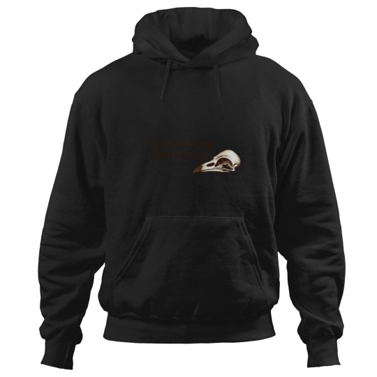 Discover I just really like bones - Vulture Culture Bird Skull Raven Skull Taxidermy Green Witch Vintage Witc Hoodies