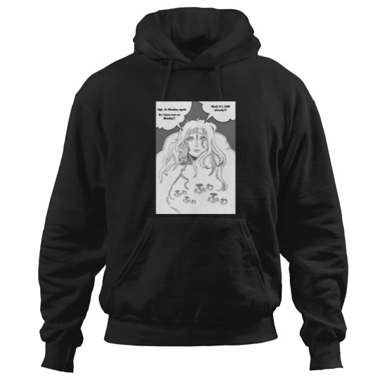 Discover Manga Style Black  White Hoodies