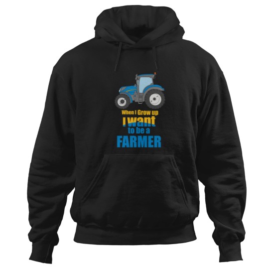 Discover i want to be farmer new holland tractor Hoodies