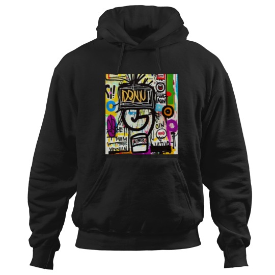 Discover donut grafi art pop design costume kids women men Hoodies