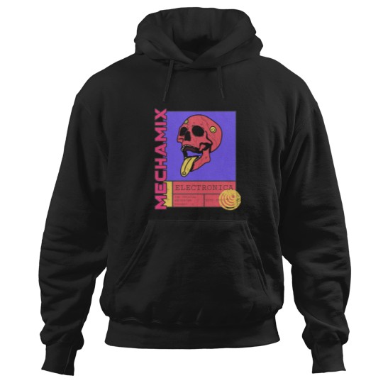 Discover MECHAMIX VAPOURWAVE skulls FUN Hoodies