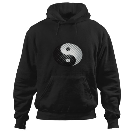 Discover 3D Carbon Fiber Yin Yang Hoodies