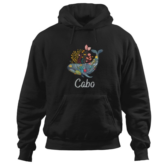 Discover Floral Whale Cabo San Lucas Hoodies