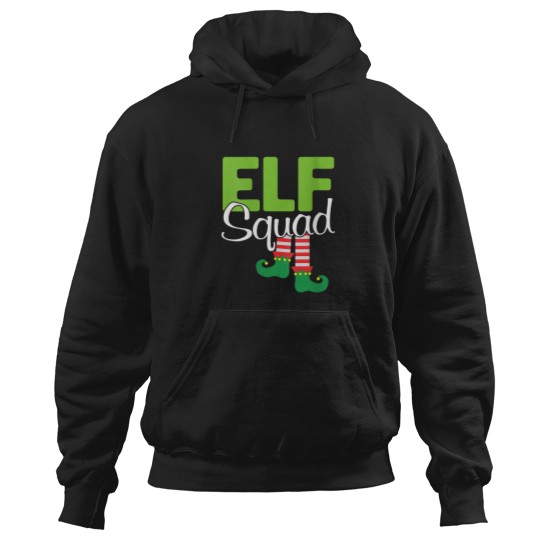 Discover Womens Elf Squad Christmas Gift VNeck Hoodies
