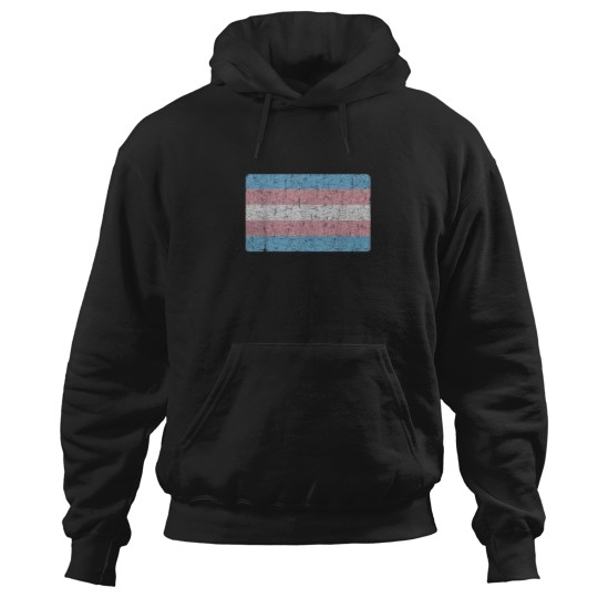 Discover Vintage Transgender Pride Flag Gift Trans Men Wo Hoodies