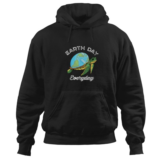 Discover Sea Turtle World Earth Day Everyday Hoodies