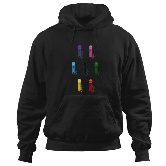 Discover Microphone sticker set Hoodies