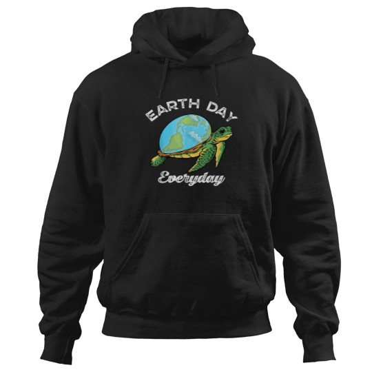 Discover Sea Turtle World Earth Day Everyday T-Shirt Hoodies