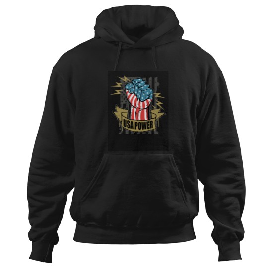 Discover usas Power - Independence day Hoodies