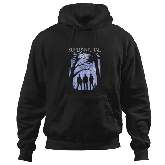 Discover Supernatural Silhouettes Logo Premium Hoodies