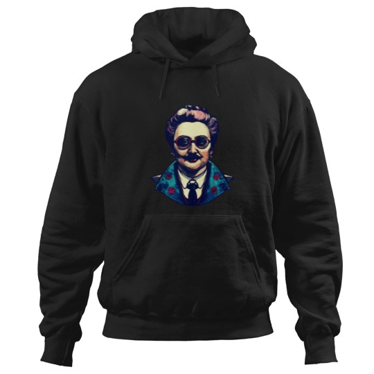 Discover Revolutionary Radiance A Bold Portrayal Of Rosa Luxemburg Hoodies