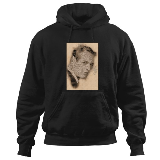 Discover A-Tribute-To-Paul-Newman---Vintage-Sketch-Retro-Art-Style-T-Shirt tEE Hoodies