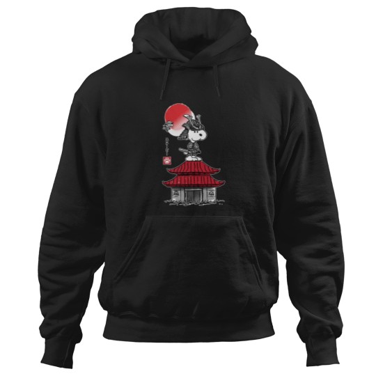 Discover Beagle samurai sumi-e - Snoopy - Hoodies