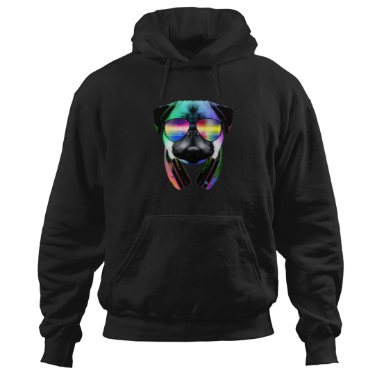 Discover Music-Love-Pug T-Shirt Hoodies