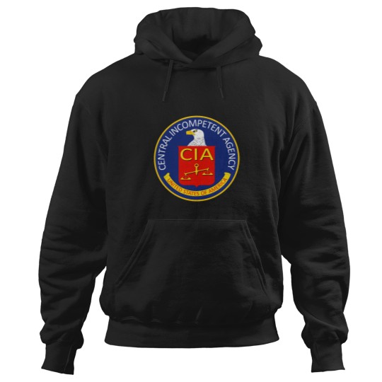 Discover Central Incompetent Agency CIA seal Hoodies