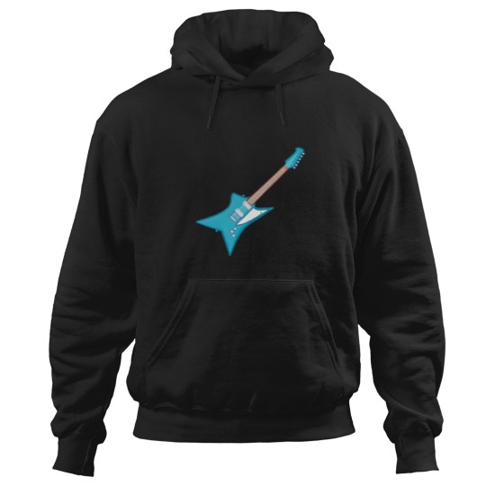 Discover electrics blue guitar Hoodies