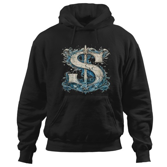 Discover S Letter Alphabet Vintages Monogram S Initials Name Hoodies