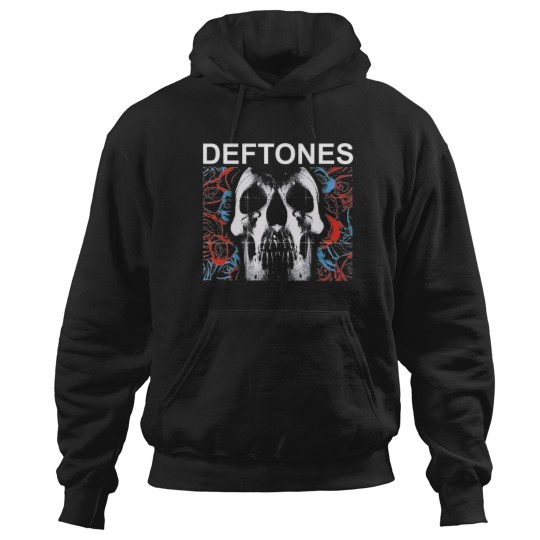 Discover Deftone Skull Rose Hoodies