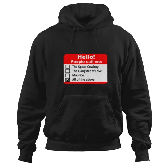 Discover Hello People Call Me - Name Tag Hoodies