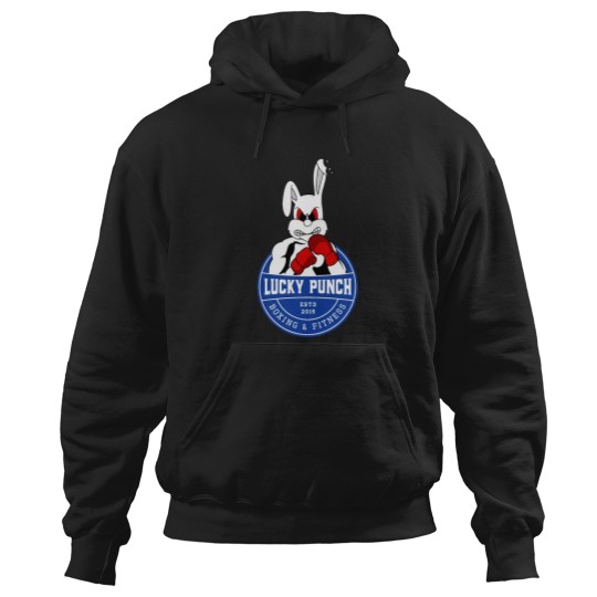 Discover Lucky Punch Boxing Bunny - Blue Corner Hoodies