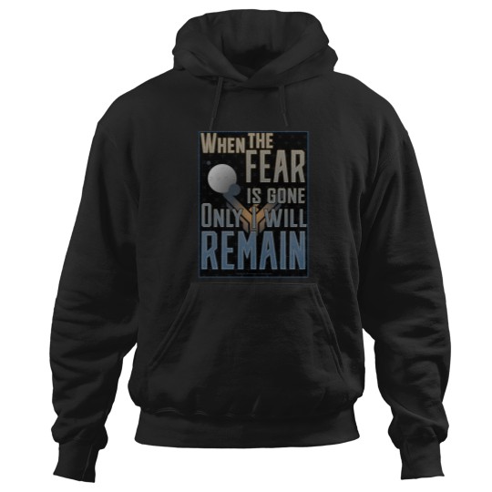 Discover Fear is the Mind Killer, ne 2020, Face my Fear, une 2021, beyond fear, Destiny Awaits, book cover Hoodies