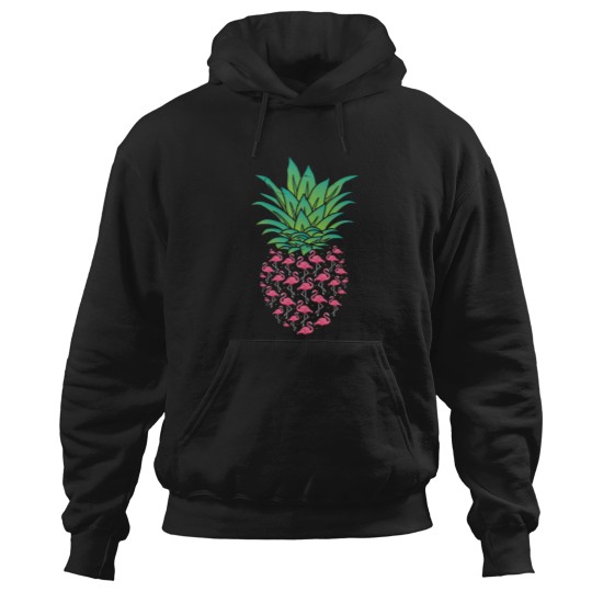 Discover Pink Flamingo Animal Flamingo Lover Exotic Bird pineapples Flamingos Hoodies