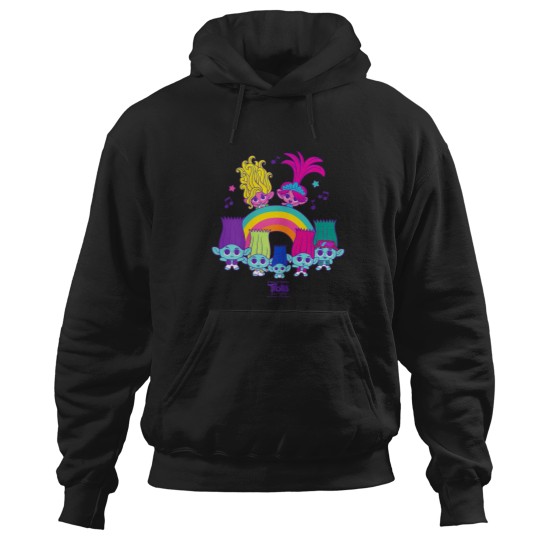 Discover Dreamworks Trolls Band Together Brozone Poppy Viva Rainbow T-Shirt Hoodies