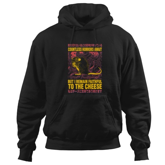 Discover Faithful to the Cheese japaneses horrors Rat Hoodies