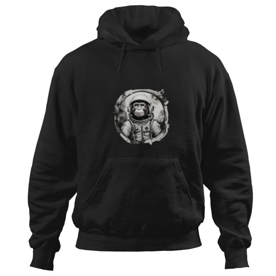 Discover Astronaut Monkey Astronaut Animals Series Hoodies