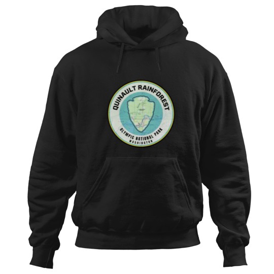 Discover olympic national park map quinault rainforest Hoodies
