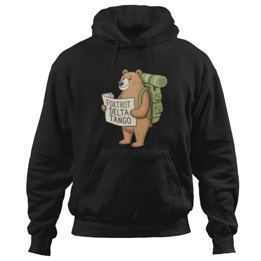 Discover Bear Foxtrots Deltas Tangos Funny Bear Foxtrots Deltas Tango Hoodies