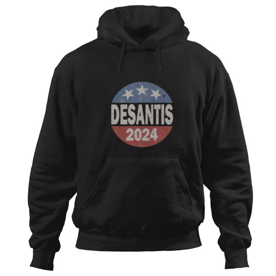 Discover Vintage Distressed DeSantis For President In 2024 Hoodies