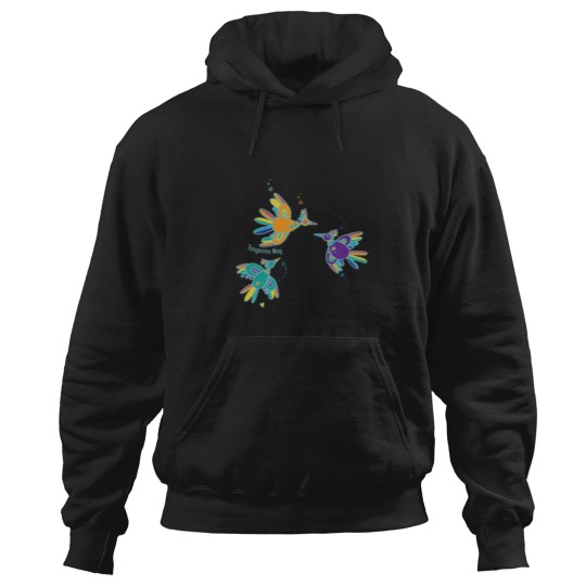 Discover Feathered Friends in Flight Premium Scoop Hoodies