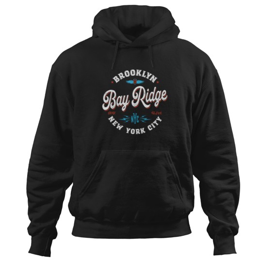 Discover Bay Ridge Brooklyn NY retro Classic graphic Hoodies